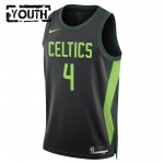 Maillot NBA Boston Celtics Jrue Holiday Nike 2024-25 City Edition Noir Swingman - Enfant